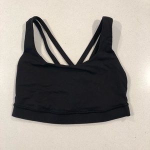 Lululemon Sports Bra Black Size 4